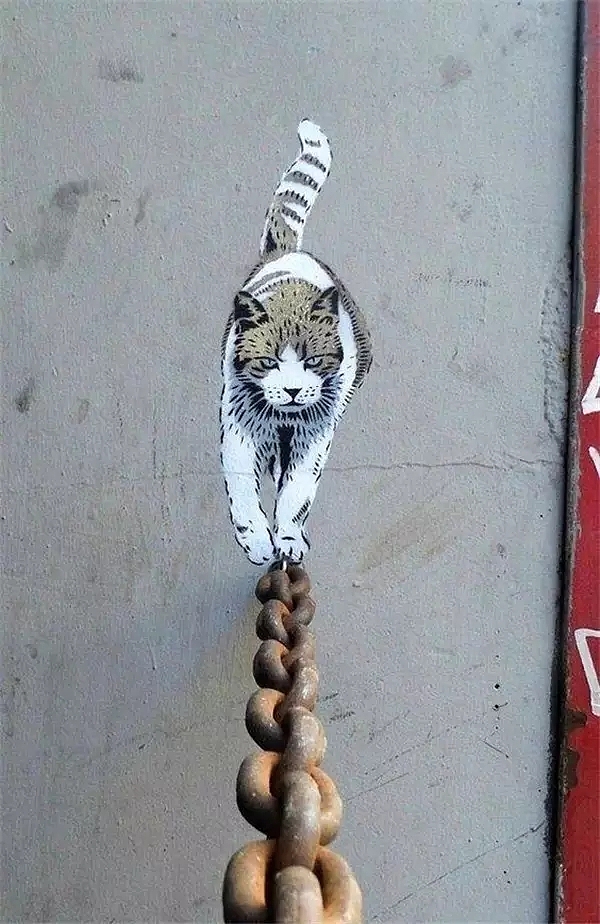 artist，Street Art，a literary creation，tree，